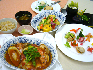 夏の塩糀コース料理（全体）.jpg