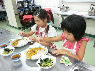 親子料理教室④