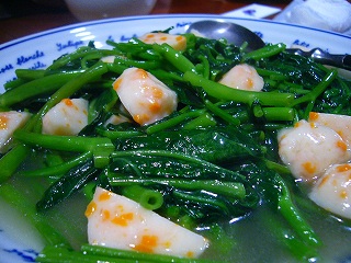 ほうれん草炒め