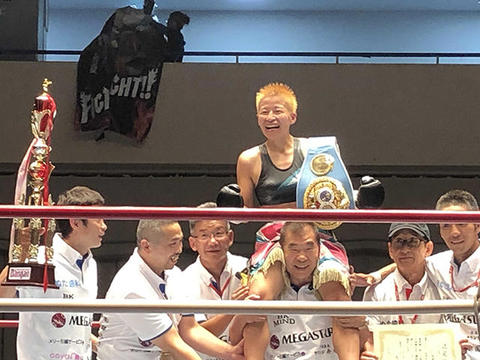 玄米酵素愛食者、女子プロボクサーの花形冴美選手が初防衛に成功！