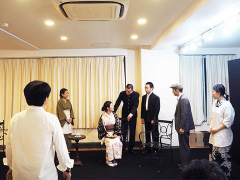 玄米酵素協賛の舞台・劇団菊地『証言台』の稽古を見学してきました
